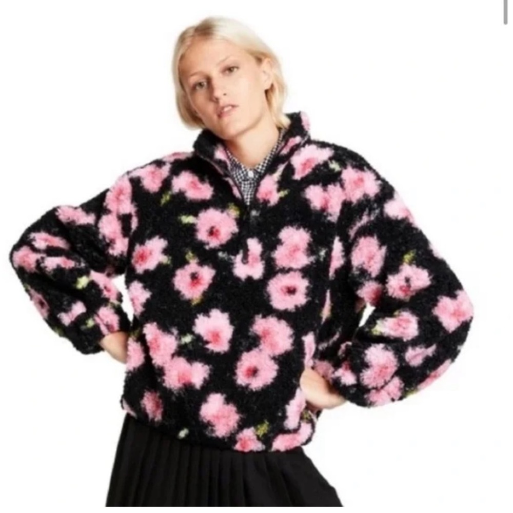 Sandy Liang X Target Floral Sherpa